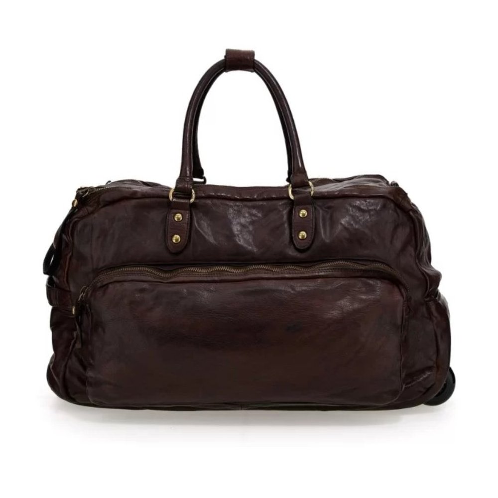 Campomaggi Tokio Duffle Travel Roller *100% Genuine Italian Leather*